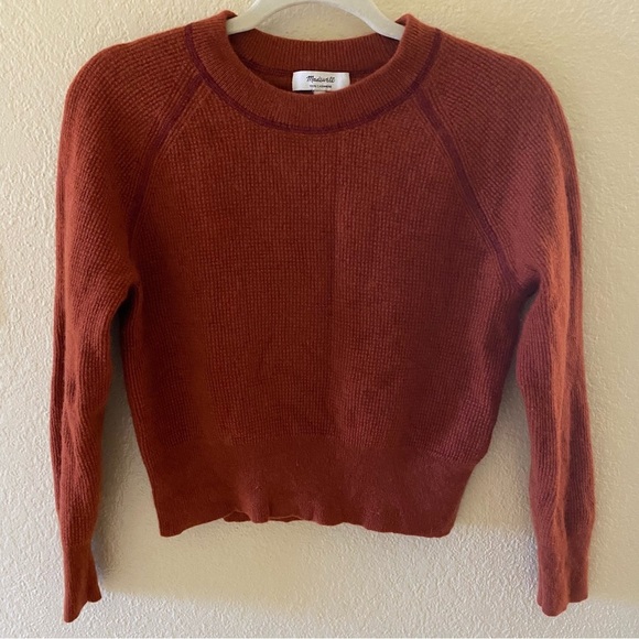 Madewell Women's Cashmere Shrunken Sweater - Picture 1 of 5